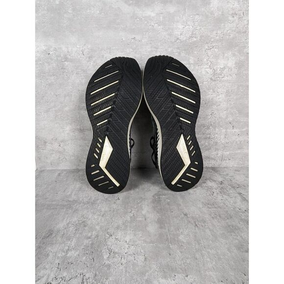 Brooks Womens Lace Up Knit Levitate Stealth Fit GTS 5 Running Sneakers Black 10B - Picture 6 of 7